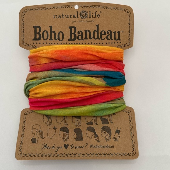 NATURAL LIFE Accessories - Natural Life Boho Bandeau in Rainbow Sorbet